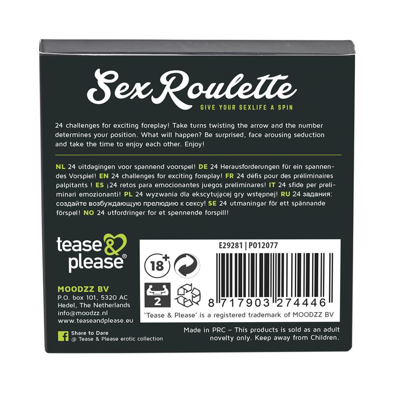 jeu sex roulette préliminaire