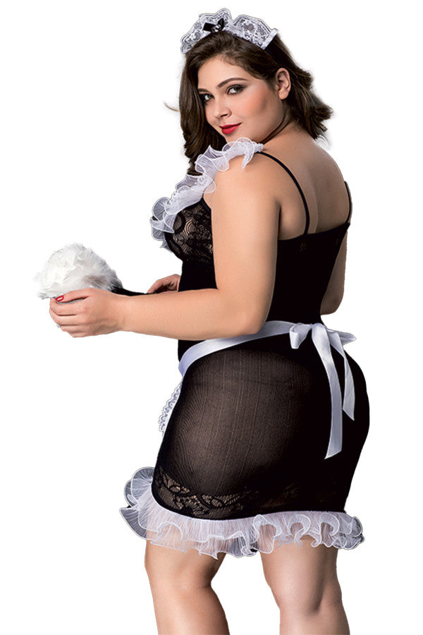Costume soubrette grande taille
