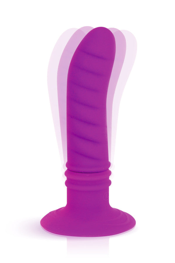 Gode anal ou vaginal vibrant avec ventouse ( TWIST )