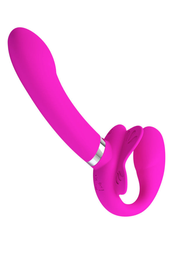 Gode ceinture vibrant sans harnais (Valerie)