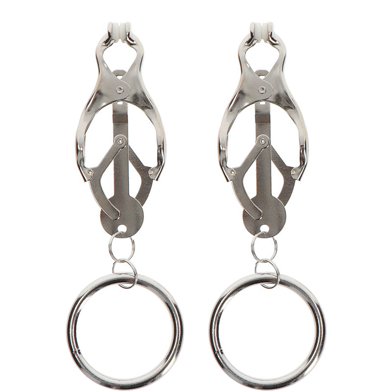 Pinces à sein papillon bijoux avec anneaux TABOOM - Sweet Fantasy