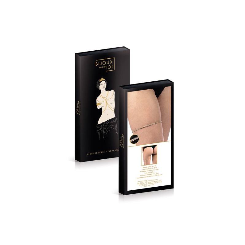 bijoux de cuisse doré