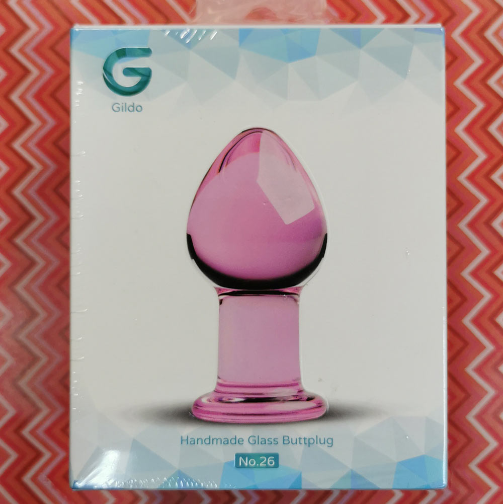 Plug anal en verre N°26 GILDO