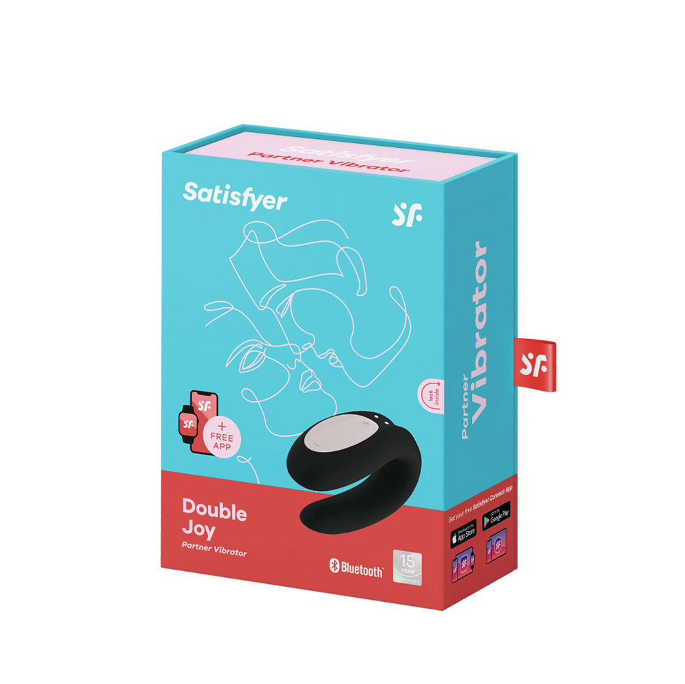 SEXTOYS-STISFYER-NOIR-DOUBLE-JOY-PARTNER-VIBRATOR-BOITE