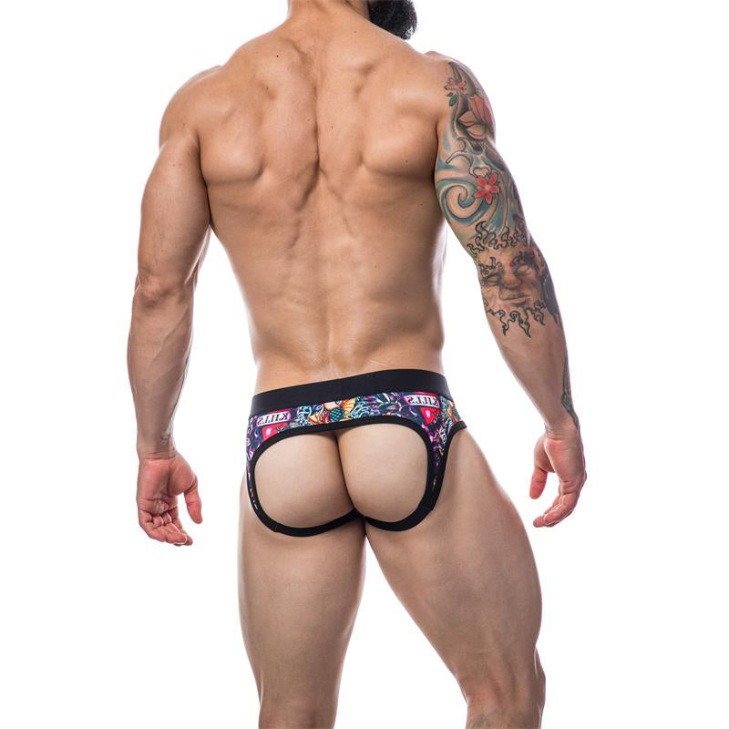 Jockair provocative à motifs tattoo