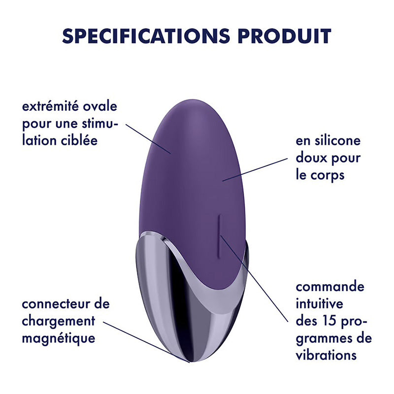 stimulateur clitoridien  Purple Pleasure Satisfyer