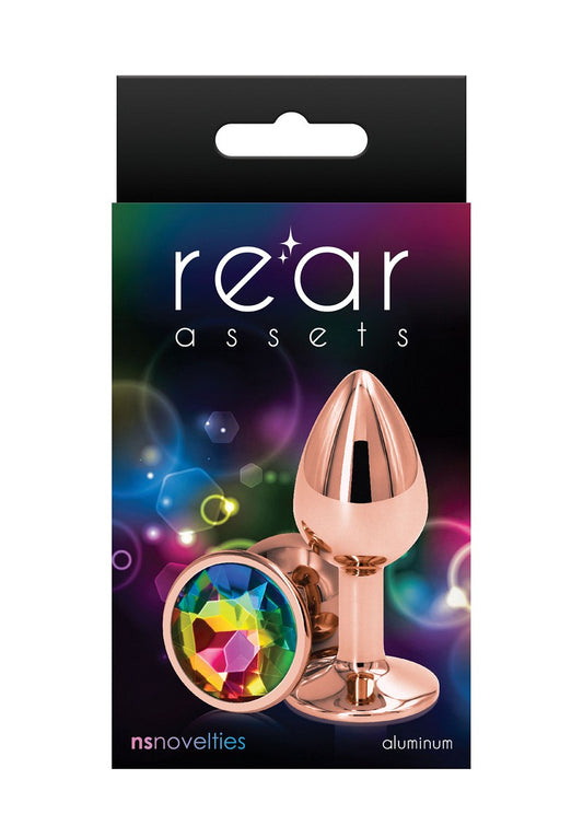 Plug anal métal avec diamant