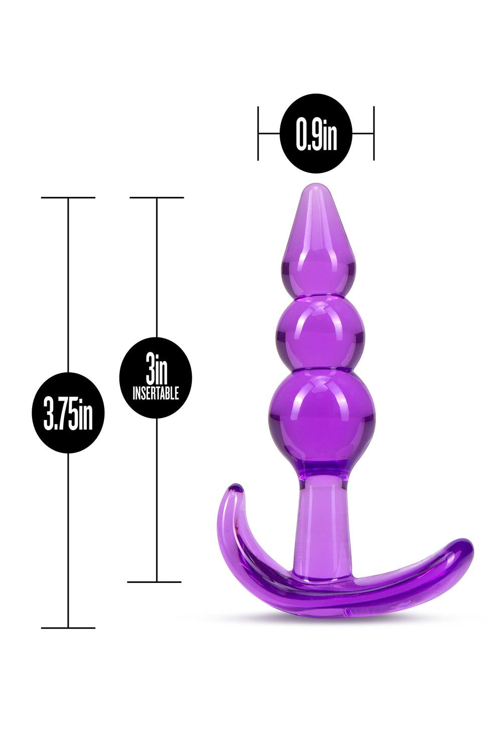 Plug anal triple bead