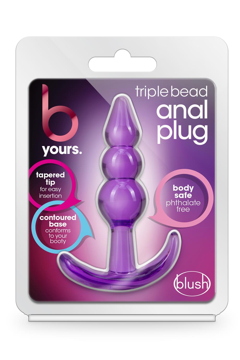 Plug anal triple bead