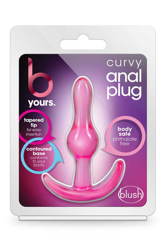 Plug anal courbé