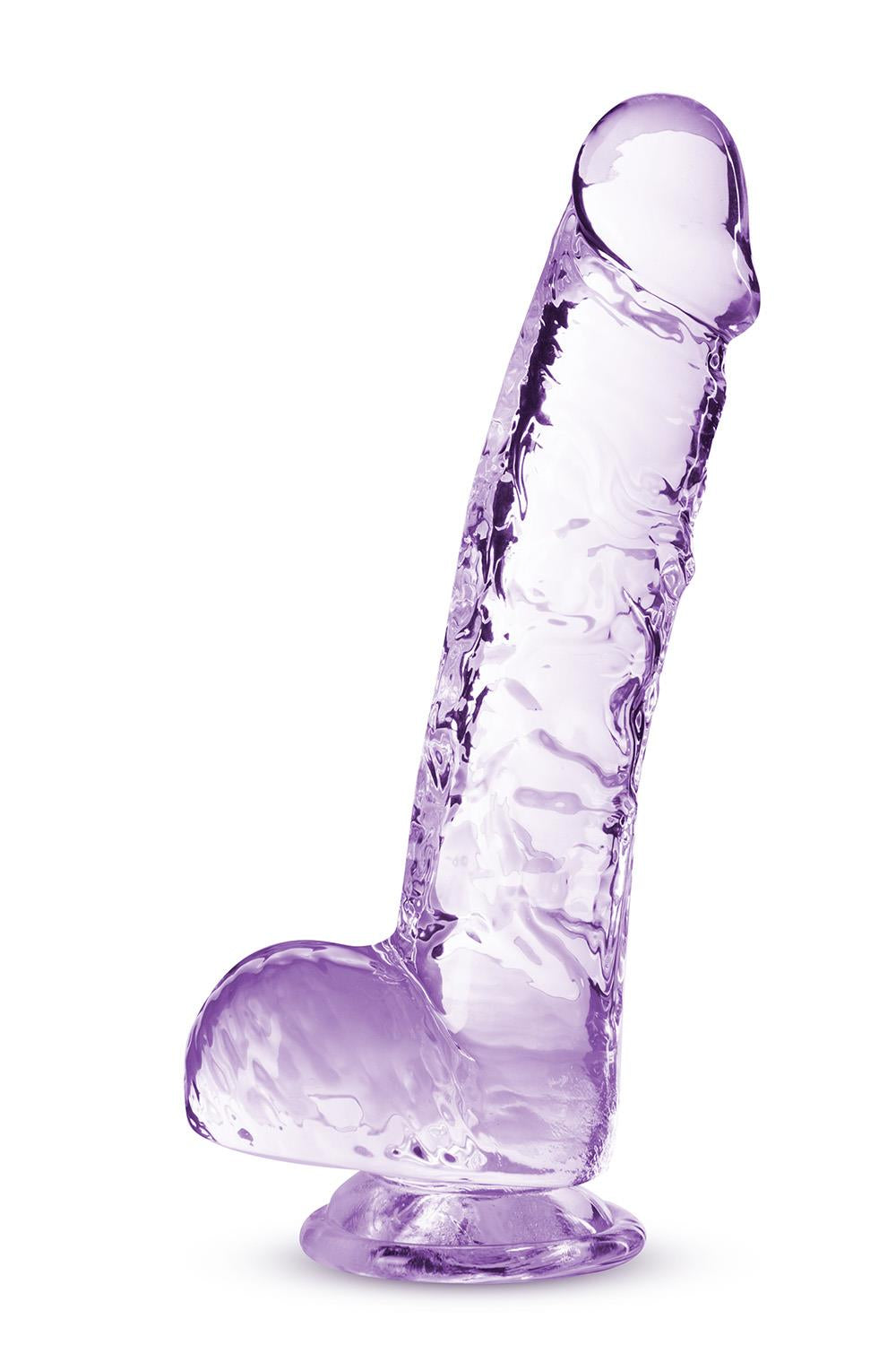 Gode ventouse réaliste (crystalline dildo)