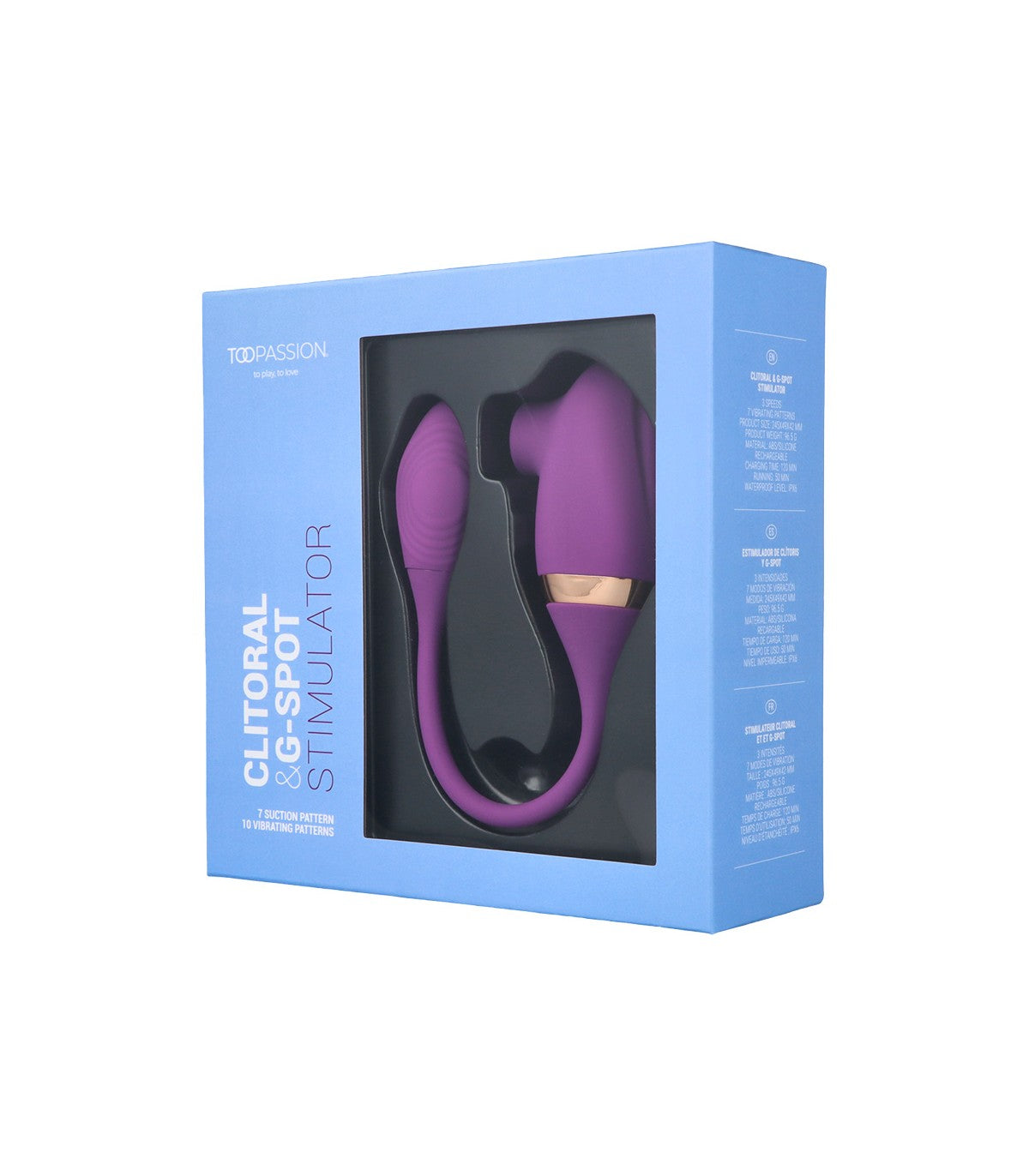 Stimulateur clitoridien et vibromasseur point G