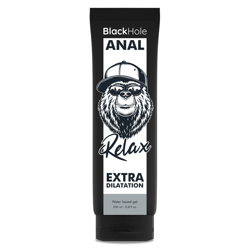 Gel anal base d'eau Black Hole