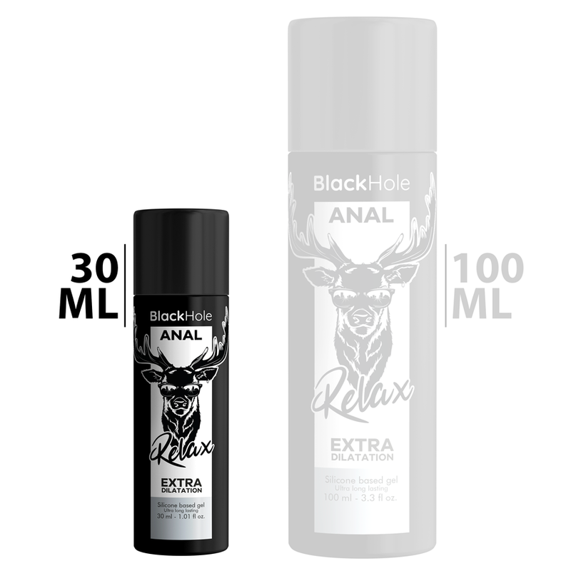 Gel anal relaxant et extra dilatant base silicone (30ml)