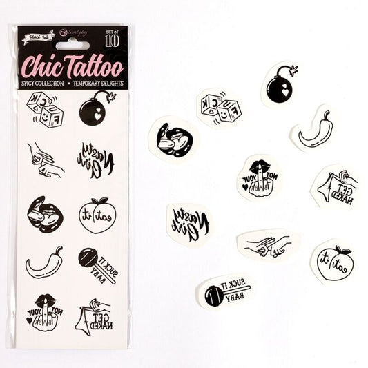 Tatouage temporaire CHIC TATTOO ( Spicy collection )