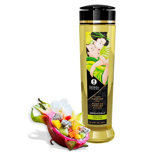 Huile de massage érotique Fusion D'asie (240ml) (IRRESISTIBLE)