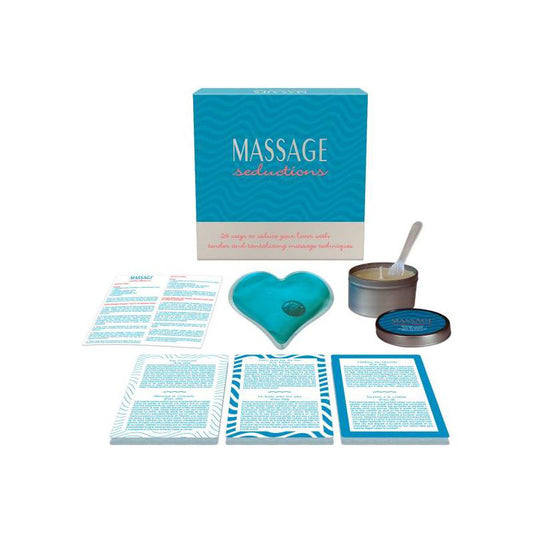 Jeux de massages sensuel bleu