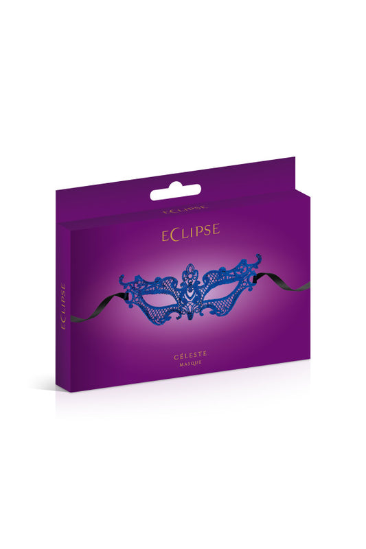 Masque bleu en dentelle (Céleste)