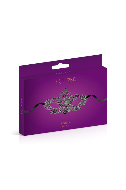 Masque argent en dentelle (étoile)