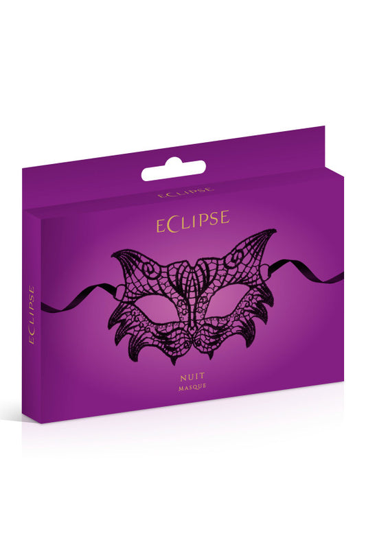 Masque en dentelle noir (Nuit)
