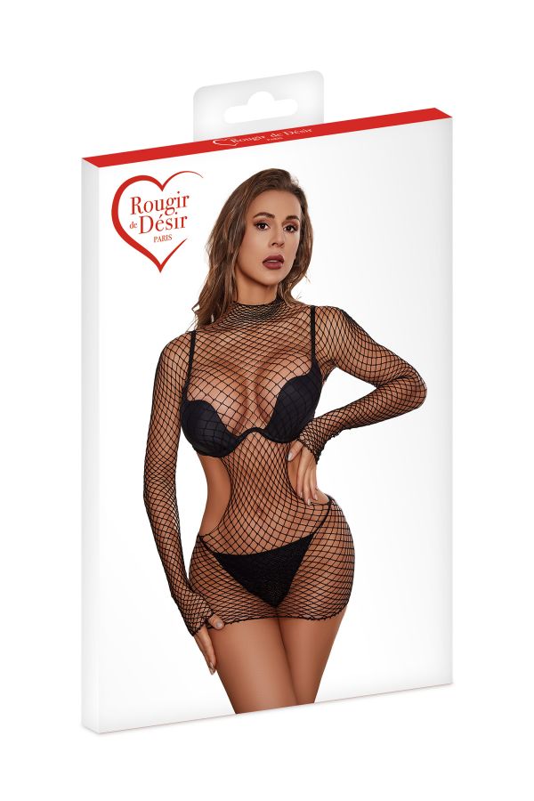 Robe résille courte