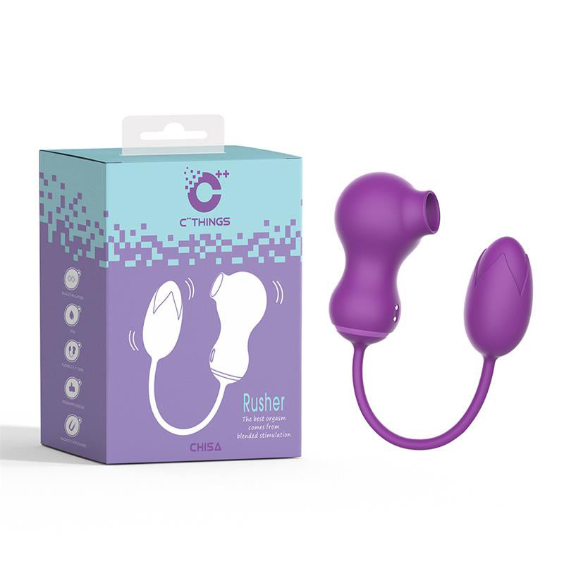 oeuf vibrant stimulateur pour le clitoris avec aspiration